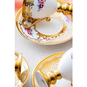 Hxf-06923 Juluius 6lı Kahve Fincan Takımı