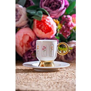 Kai-07516 Aren 6lı Kahve Fincan Takımı