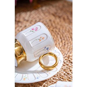 Acar Kai-07516 Aren 6lı Kahve Fincan Takımı