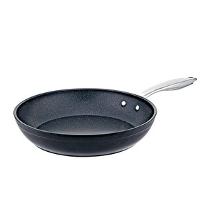 Fms Galaxy 32 Cm Granit Pik Döküm Yağ Tava Siyah Metal