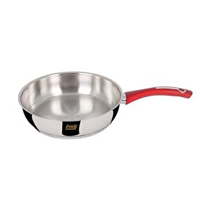 Fms 10016krm İdeal Çelik Yağ Tava 26 Cm Kırmızı