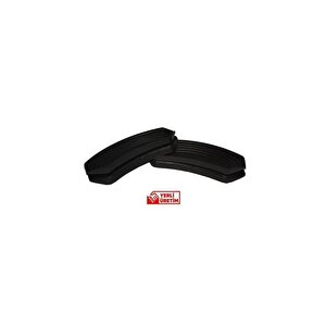 Silikon Tencere Tava Tutacağı Yanmaz Yapışmaz Tutamaç Set 9 X 4 Cm Siyah ( 1 Set 2 Adetten Oluşur )