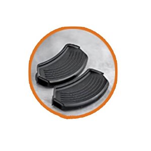 Silikon Tencere Tava Tutacağı Yanmaz Yapışmaz Tutamaç Set 9 X 4 Cm Siyah ( 1 Set 2 Adetten Oluşur )