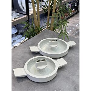 Ultimate Pro Döküm Silikon Kapaklı 2 Li Sahan Seti (20-24 Cm) Bft-06760