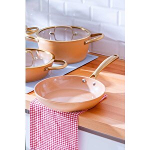 Ultimate Pro 7 Parça Tencere Seti Rosegold Bft-06764