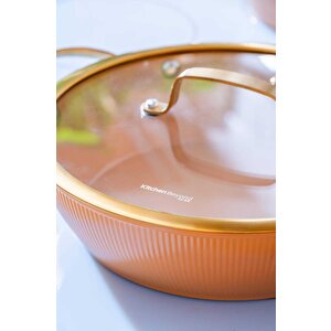 Acar Ultimate Pro 7 Parça Tencere Seti Rosegold Bft-06764