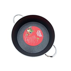 Fms Basık 28 Cm Granit Tencere Gri