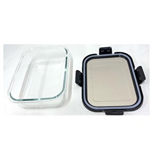 Ckr3489 Cam Saklama Kabı 1500 Ml Siyah