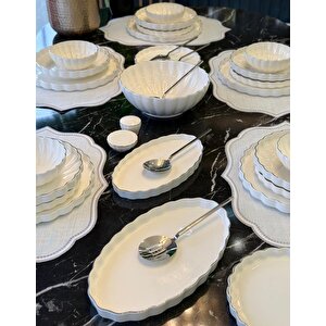 Passion Silver 29 Parça Yemek Takımı Por-07116