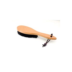 Ahşap Fırça Elbise Ayakkabı Fırçası 25 Cm Uzunluğunda Naturel Renk