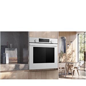 Hu717abv0t Beyaz Ankastre Fırın