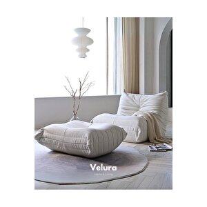 Muvva Berjer & Puflu Pofuduk Relax Koltuk & Armut Tekli Koltuk - Su Yeşili Sütlü Kahve