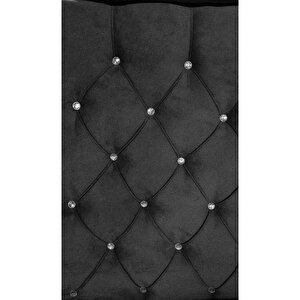 Space Demonte Çift Başlıklı Metal Karyola 140x190 Siyah