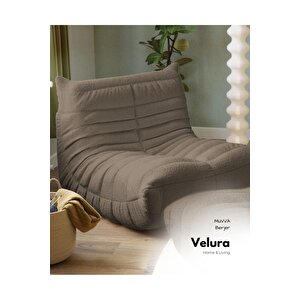 Muvva Berjer & Pofuduk Relax Koltuk & Armut Tekli Koltuk - Kahve Kahve