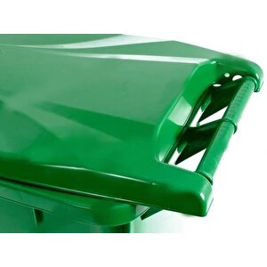 Omnipazar Sy-6505 Tekerlekli Kapaklı Plastik Çöp Konteyneri 120 Lt