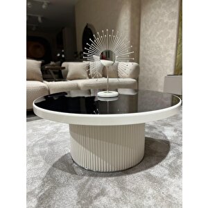 Mono Kırık Beyaz Orta Sehpa