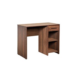 Trendline Çekmeceli Çalışma Masası -koyu Ceviz(oslo Ceviz) 90x75x52 Cm (gxyxd)