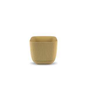 Krs-383 Dekoratif Plastik Mercan Kare Saksı 1.8 Lt 6 Renk Set