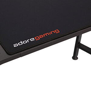Adore Gaming Commander Oyuncu Masası Rgb Carbon Fiber - Siyah 160x75x49-56 Cm