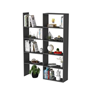 Office Dekoratif Kitaplık Antrasit
