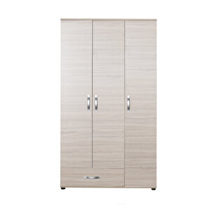 Dinamik 3 Kapaklı Tek Çekmeceli Gardırop-zara 103x187x52 Cm