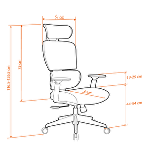 Unique Yönetici Ve Ofis Koltuğu-krem 68,5x116,5-126,5x68 Cm (gxyxd)