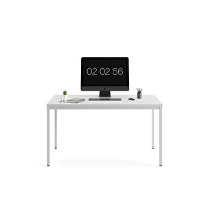 Çok Amaçlı 80x80x75h Cm Masa, Yemek Masası, Çalışma Masası, Bilgisayar Masası , Gri
