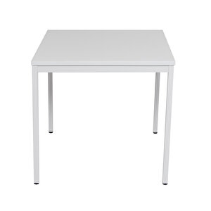 Çok Amaçlı 80x80x75h Cm Masa, Yemek Masası, Çalışma Masası, Bilgisayar Masası , Gri