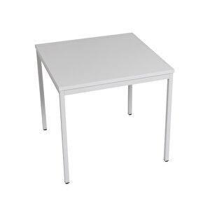 Çok Amaçlı 80x80x75h Cm Masa, Yemek Masası, Çalışma Masası, Bilgisayar Masası , Gri