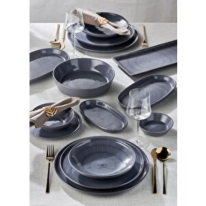 The Mia Noon Kase 6lı Set Gri 15 Cm