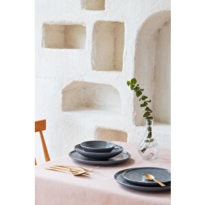 The Mia Noon Kase 6lı Set Gri 15 Cm