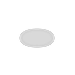Limoges Ahşap Ayaklı Servis Tabağı Beyaz 34x17x6,5 Cm