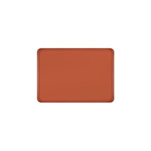 Limoges Ahşap Ayaklı Servis Tabağı Terracota 33x23x5 Cm