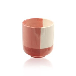 Porselen Saksı Pembe 9x10 Cm
