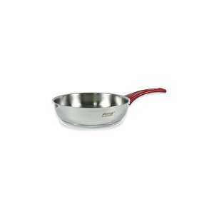 İdeal Çeli̇k Yağ Tava 28 Cm Kirmizi