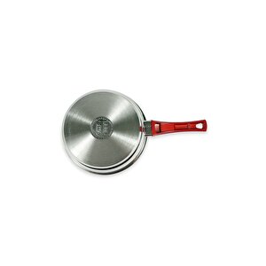 İdeal Çeli̇k Yağ Tava 28 Cm Kirmizi