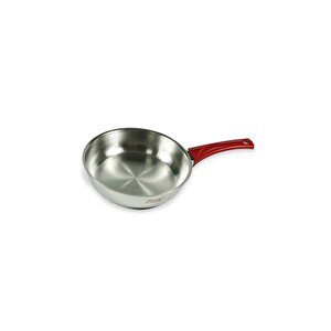 İdeal Çeli̇k Yağ Tava 28 Cm Kirmizi
