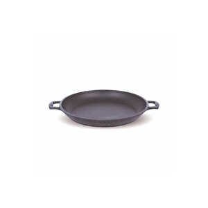 Döküm Gözleme Çi̇ft Kulp 36cm Si̇yah