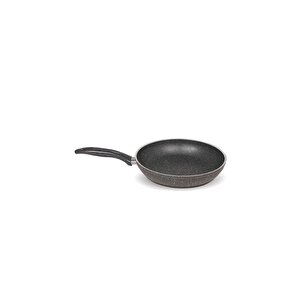 Granit Yağ Tava 28 Cm Gri