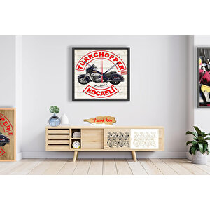 Harley Çerçeveli̇ Duvar Saati