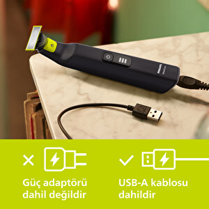 Philips Oneblade Pro Qp6542/10 Yüz +vücut Şekillendirici, 12 Uzunluk Ayarı, Islak Ve Kuru Tıraş