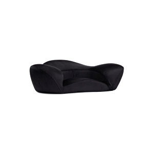 Ergonomik Yoga / Vücut Destek Minderi Kadife Kumaş Siyah