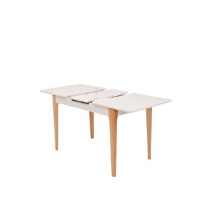 Paris Lak Panel Mdf Otomatik Açılır Mutfak Masası 70x110cm Bej