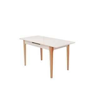 Paris Lak Panel Mdf Otomatik Açılır Mutfak Masası 70x110cm Bej