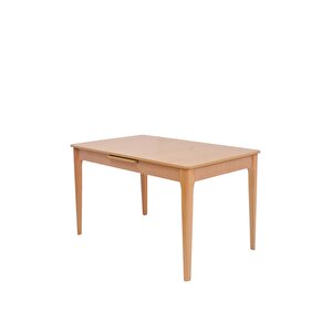 Paris Lak Panel Mdf Otomatik Açılır Mutfak Masası 80x130cm Krem