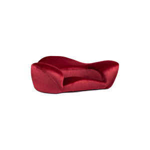Ergonomik Yoga / Vücut Destek Minderi Kadife Kumaş Bordo
