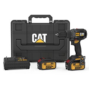 Dx12.2 18volt/4.0ah Li-ion Çift Akülü Kömürsüz Profesyonel Şarjlı Darbeli Matkap
