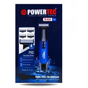Powertec Tr-650 Tıraş Makinesi