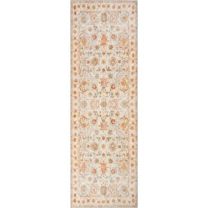 Cool Halı Private Bej Eskitme Vintage Halı Etnik Otantik Dokuma Şönil Halı Yıkanabilir Salon Halısı