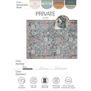 Private Renkli Eskitme Vintage Halı Etnik Otantik Şönil Halı Yıkanabilir Salon Halısı 95x250 cm
